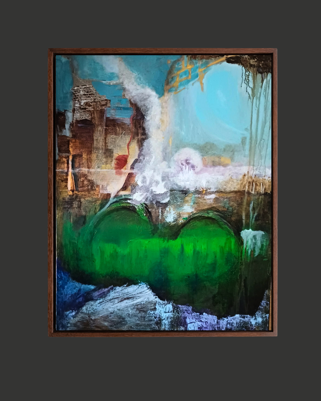 abstract surrealism painting for sale, obraz olejny na sprzedaż