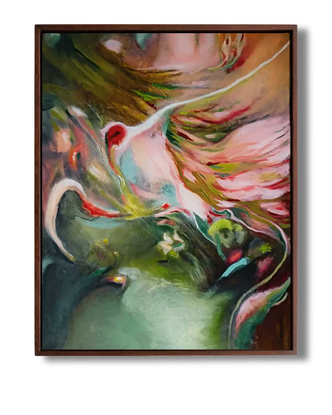 obraz olejny kwiaty abstrakcja, oil painting for sale
